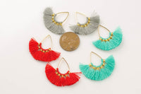 2pcs/10pcs Fan Tassels Small Teardrops. Perfect for earrings or pendants! One pair per order- 25*28mm