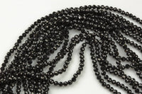 3-3.5mm Natural Spinel AAA Quality, Faceted Round 15.5 inches Long strand- Tiny Beads- 1 strand or 20 or 100 strand- Wholesale Bulk