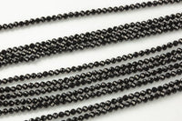 Spinel AAA Quality, 3mm size Faceted Round 15.5 inches Long strand- Tiny Beads- 1 strand or 20 or 100 strand- Wholesale Bulk- Diamond Cut