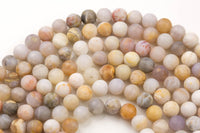 Natural Phoenix Agate- Matte Round sizes. 4mm, 6mm, 8mm, 10mm, 12mm, 14mm Gemstone Beads