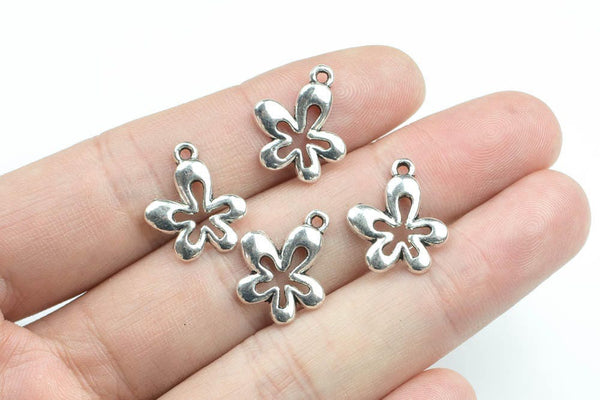 25 Flower Charms 15x17mm 161-9824