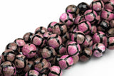 Natural Dzi Purple Color Beads Faceted Round Beads. A Quality Full Strand 8mm, 10mm, 12mm -Full Strand 15.5 inch Strand Gemstone Beads