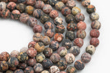 Natural Leopard Skin Jasper, High Quality in Matte Round- 6mm, 8mm, 10mm, 12mm- Full 15.5 Inch Strand AAA Quality AAA Quality Gemstone Beads