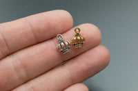 46 Crown Charms 8x12mm 280-15049