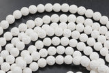 Natural White Lava Rocks Beads Round Beads - 4mm 6mm 8mm 12mm 14mm - Full 15.5" 15.5 Inch Strands - Wholesale Pricing