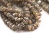 Natural Moonstone Beads. High Quality 12mm and 14mm Large Hand Faceted Roundel 16" strand AAA Quality Gemstone Beads