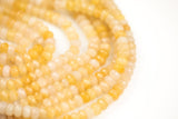 Gorgeous Yellow Jade- High Quality in Faceted Roundel- 4mm, 6mm, 8mm, 10mm, 12mm