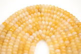 Gorgeous Yellow Jade- High Quality in Faceted Roundel- 4mm, 6mm, 8mm, 10mm, 12mm