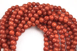 Dark Burnt Orange- JADE Faceted Round -Full Strand 15.5 inch Strand, 4mm, 6mm, 8mm, 12mm, or 14mm Beads-Full Strand 15.5 inch Strand