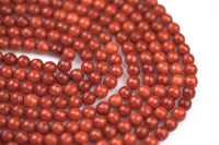 Dark Burnt Orange- JADE Faceted Round -Full Strand 15.5 inch Strand, 4mm, 6mm, 8mm, 12mm, or 14mm Beads-Full Strand 15.5 inch Strand