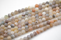 Natural DRUZY AGATE Beads- Colors-- Round 8mm, 10mm, 12mm. Full Strand. Gemstone Beads