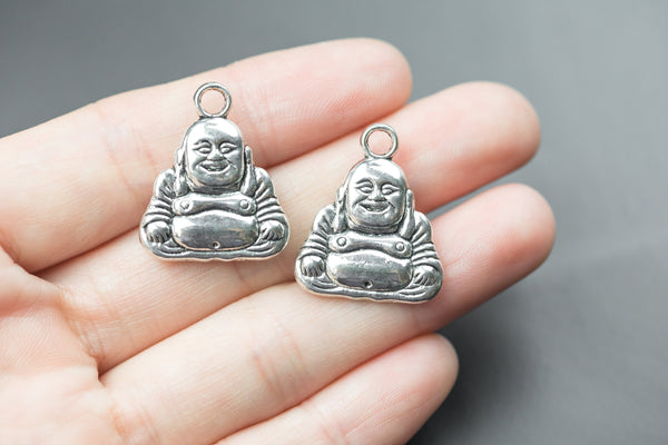 3 Buddha Charm 21x25mm- 1114-9139