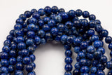 Sodalite JADE Smooth Round- 8mm -Full Strand 15.5 inch Strand