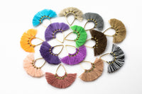 2pcs/10pcs Fan Tassels Small Teardrops. Perfect for earrings or pendants! One pair per order- 25*28mm