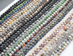 NEW COLORS!!!! Long Knotted - Preknotted Necklace- Assorted Gemstones-8mm 36 inches Long- Ready to wear- Long Necklace - Selection A