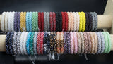 Beautiful Crystal Bracelets! Hand Weaved - Beautiful Colors!