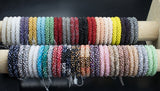 Beautiful Crystal Bracelets! Hand Weaved - Beautiful Colors!