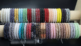 Beautiful Crystal Bracelets! Hand Weaved - Beautiful Colors!