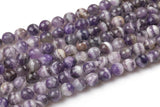 Natural Amethyst Beads, High Quality in Faceted Round, 4mm, 6mm, 8mm, 10mm, 12mm.-Full Strand 15.5 inch Strand AAA Quality Gemstone Beads