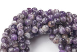Natural Amethyst Beads, High Quality in Faceted Round, 4mm, 6mm, 8mm, 10mm, 12mm.-Full Strand 15.5 inch Strand AAA Quality Gemstone Beads