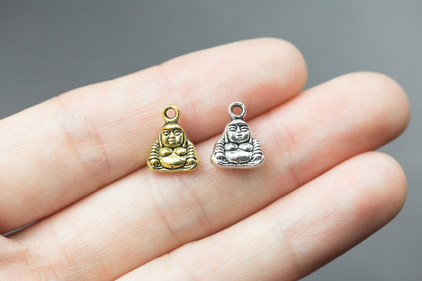 17 Buddha Charms 9x12mm- 1445-8862