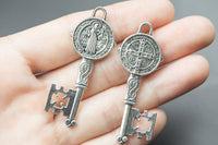 3 Saint Benedict Benito Key 19x52mm 1090-12676