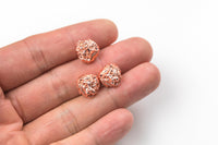 Lion Head 11*13mm Bead Pewter - Gold, Rose Gold, Silver, Gunmetal