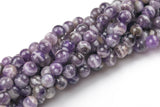 Natural Amethyst Beads, High Quality in Faceted Round, 4mm, 6mm, 8mm, 10mm, 12mm.-Full Strand 15.5 inch Strand AAA Quality Gemstone Beads
