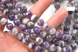 Natural Amethyst Beads, High Quality in Faceted Round, 4mm, 6mm, 8mm, 10mm, 12mm.-Full Strand 15.5 inch Strand AAA Quality Gemstone Beads