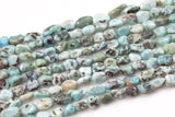 Natural Larimar Nugget Beads - Around 6x10mm in dimensions -16 Inch strand - Wholesale pricing Gemstone Beads