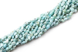 Natural Larimar Nugget Beads - Around 6x9mm in dimensions -16 Inch strand - Wholesale pricing Gemstone Beads