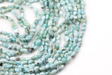 Natural Larimar Nugget Beads - Around 6x9mm in dimensions -16 Inch strand - Wholesale pricing Gemstone Beads