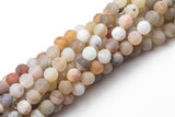 Natural DRUZY AGATE Beads-- - 8mm, 10mm, 12mm. Full 15.5 inch strand Gemstone Beads