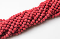 8mm Lava Rock Beads Multicolor Natural Round Loose - Color Colored Lava Beads - Full 15.5" Strands - Wholesale Pricing