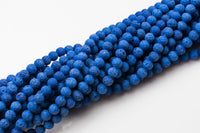6mm Lava Rock Beads Multicolor Natural Round Loose - Color Colored Lava Beads - Full 15.5" Strands - Wholesale Pricing
