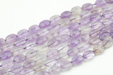 Natural Pink Amethyst - Faceted Oval Beads- High Quality- 3 sizes- Full Strand 16" - 22 Pieces Gemstone Beads