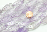 Natural Pink Amethyst- Twisted Marque Beads- High Quality- Full Strand 16" - 16x31mm Gemstone Beads