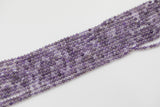 Natural Amethyst Blue Green 2mm - Best Price!!! - Diamond Cutting, High Facets - Nice and Sparkly - Faceted Round - 1 strand 15.5 inches