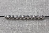 ZODIAC HOROSCOPES Sterling Silver 925 8mm Beads Charms - Horoscope Zodiac Signs -S3