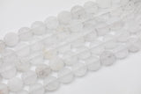 Natural Peruvian Quartz Matte Beads Quartz Beads - 16mm Coin - 1 strand ~15.5" - Special Exclusive Item Gemstone Beads