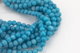 Deep Sky-JADE Smooth Round- 6mm 8mm 10mm 12mm-Full Strand 15.5 inch Strand