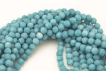 Apatite Jade- JADE Matte Round- 6mm 8mm 10mm 12mm-Full Strand 15.5 inch Strand