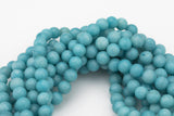 Apatite- JADE Matte Round- 6mm 8mm 10mm 12mm-Full Strand 15.5 inch Strand