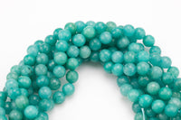 Blue- JADE Faceted Round -Full Strand 15.5 inch Strand, 4mm, 6mm, 8mm, 12mm, or 14mm Beads-Full Strand 15.5 inch Strand