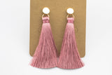 All COLORS Wholesale- SILK TASSEL Stud Earrings- 2 Pairs Per Order
