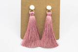 All COLORS Wholesale- SILK TASSEL Stud Earrings- 2 Pairs Per Order