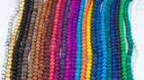 8mm Lava Rock Beads Multicolor Natural Round Loose - Color Colored Lava Beads - Full 15.5" Strands - Wholesale Pricing