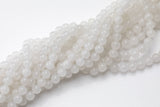 Natural Moonstone Jade Round Beads 4mm 6mm 8mm 10mm 12mm - Single or Bulk - 15.5" AAA Quality Smooth Gemstone Beads