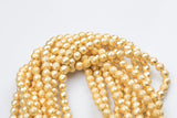 Matte Gold COLOR Hematite Smooth Round- 2mm,3mm,4mm, 6mm, 8mm, 10mm