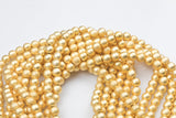 Matte Gold COLOR Hematite Smooth Round- 2mm,3mm,4mm, 6mm, 8mm, 10mm
